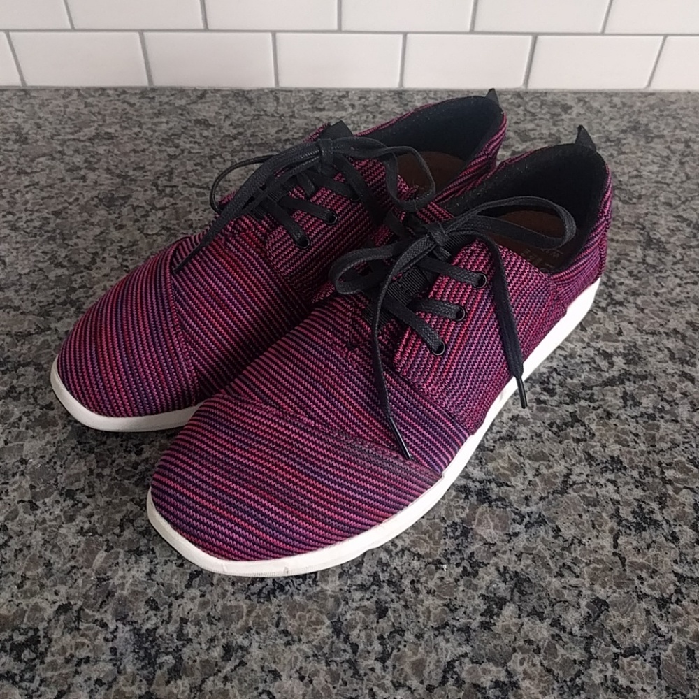 Purple/pink Toms Del Ray Sneakers