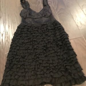 Black ruffle Kenzie dress