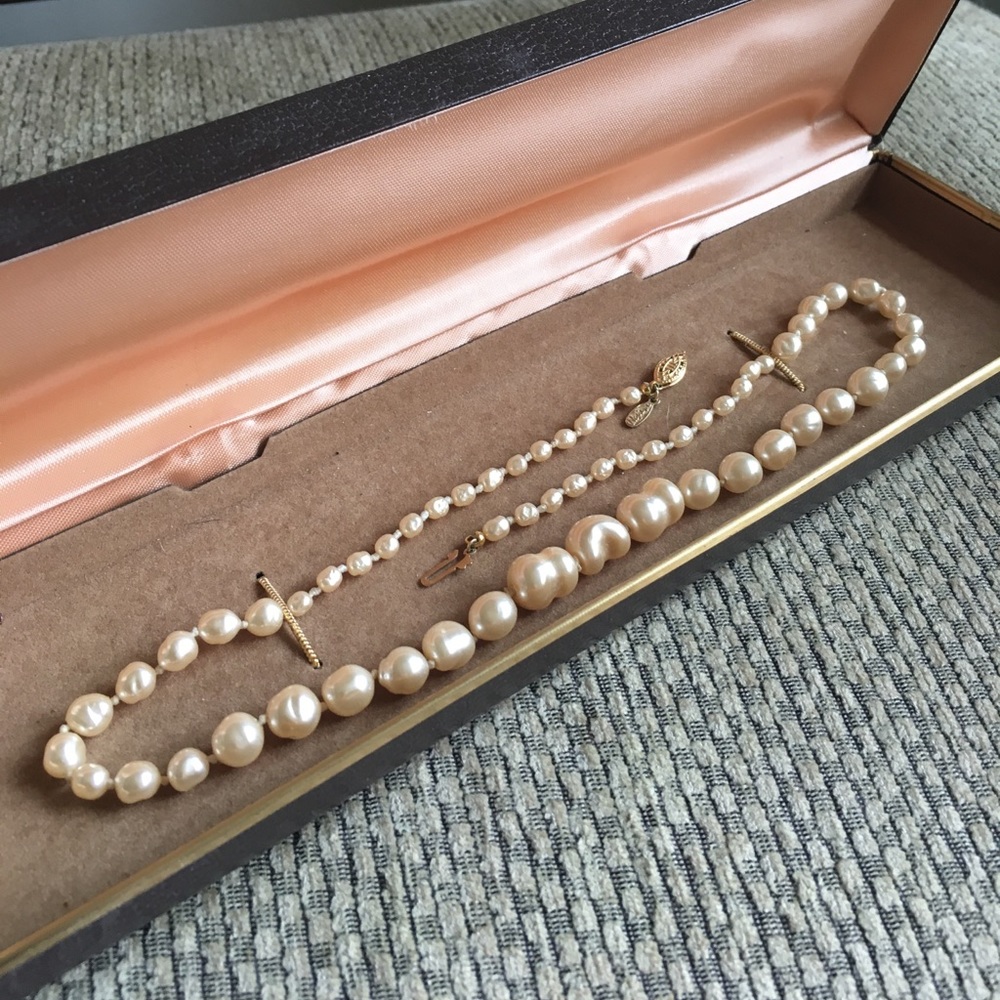 50s Natural Pearl necklace