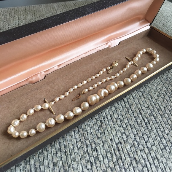 50s Natural Pearl necklace - Picture 1 of 5