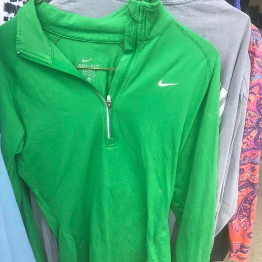 Green Nike pullover