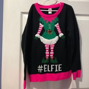 Knitted Christmas sweater Sz (10/12)