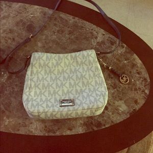 Michael by Michael Kors messenger bag white