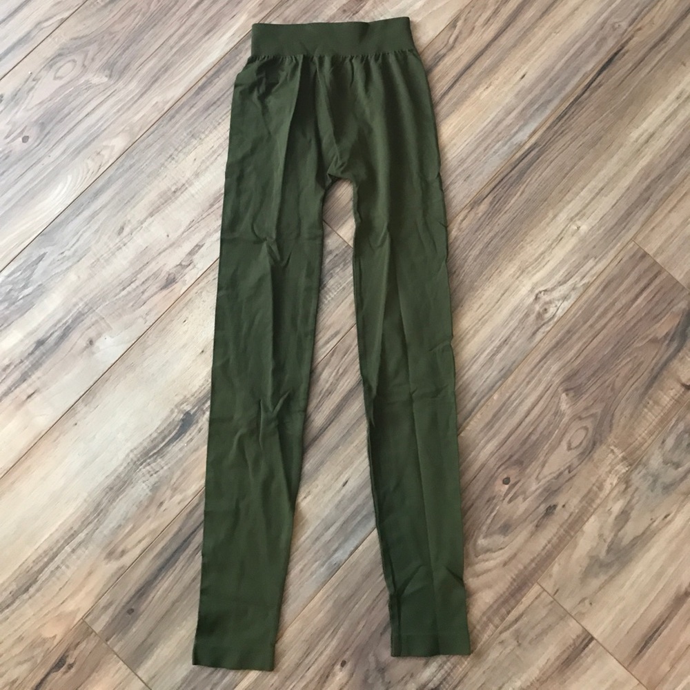 Olive Green Leggings