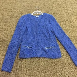 Halogen Blue Button Down Sweater