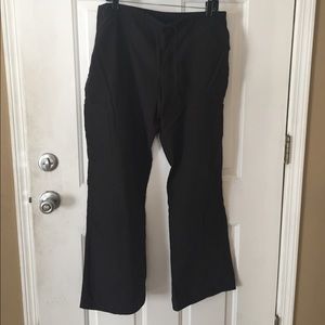 Black scrub pants