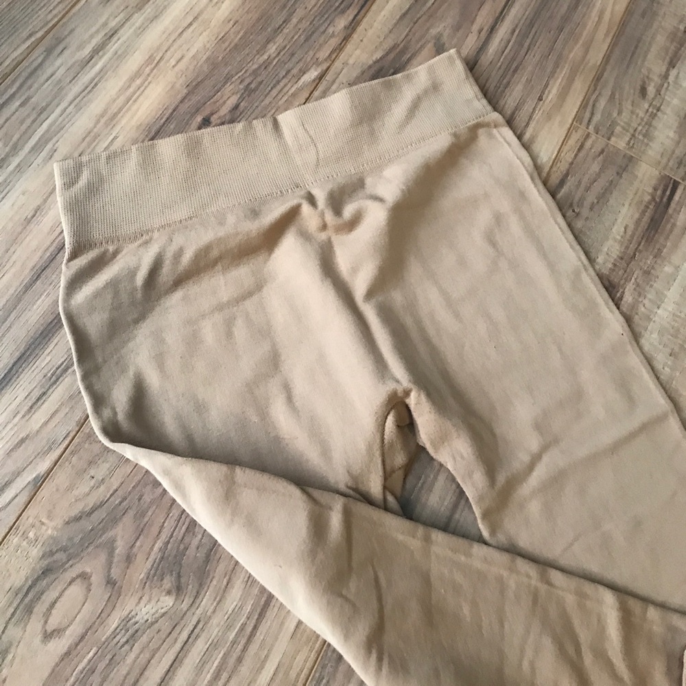 Tan Fleece Leggings
