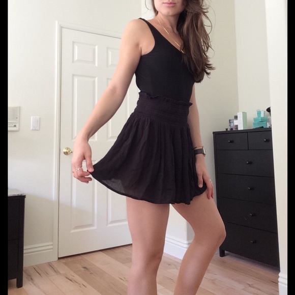 Black Urban Outfitters Flowing Skirt - Picture 3 of 6