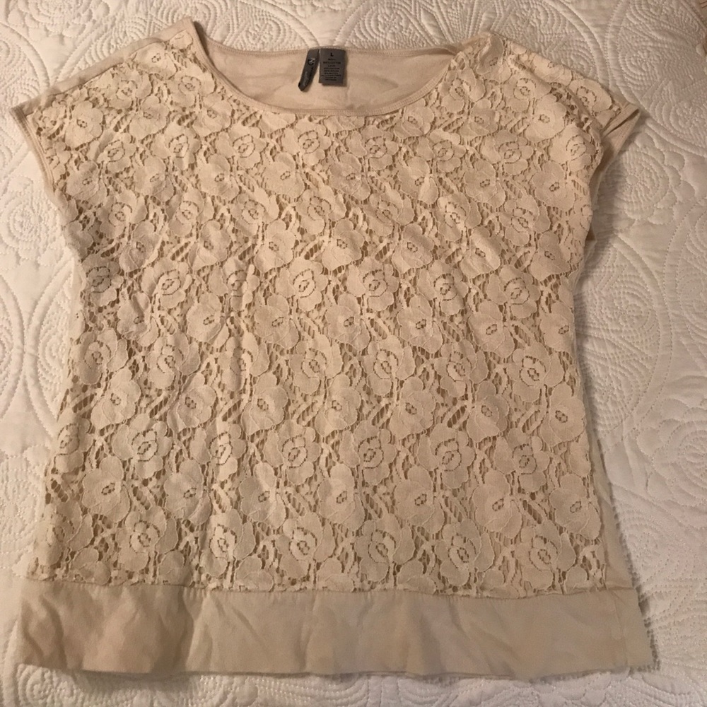 Cream colored top