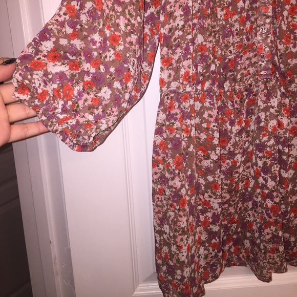 Floral Peasant Blouse NWOT - Picture 2 of 8