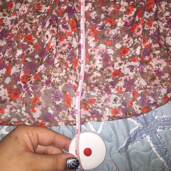 Floral Peasant Blouse NWOT - Picture 6 of 8