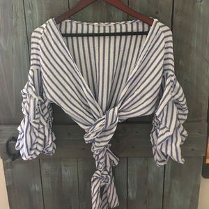 Wrap blouse