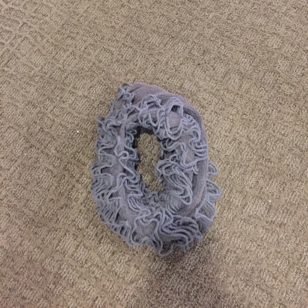 Brown infinity scarf