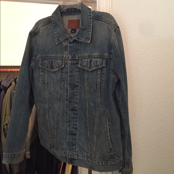 GAP Jackets & Coats Gap Size Large Mens Denim Blue Jean Jacket