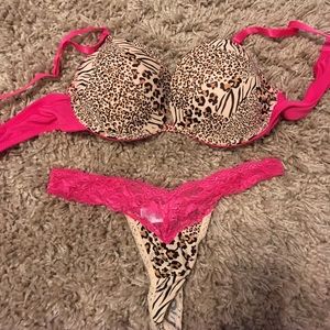 Bra and panty set 34 c cup sm panty