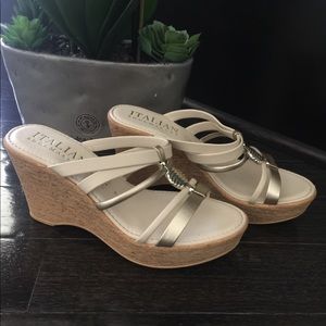 Italian Shoemakers Wedge Sandals