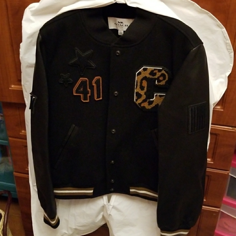 Like new ! Coach varsity jacket