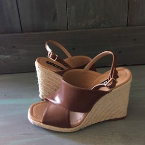 Brown Zara Wedges