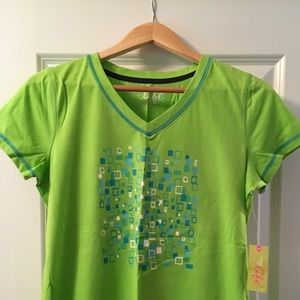 Workout Tee NWT Lime Green