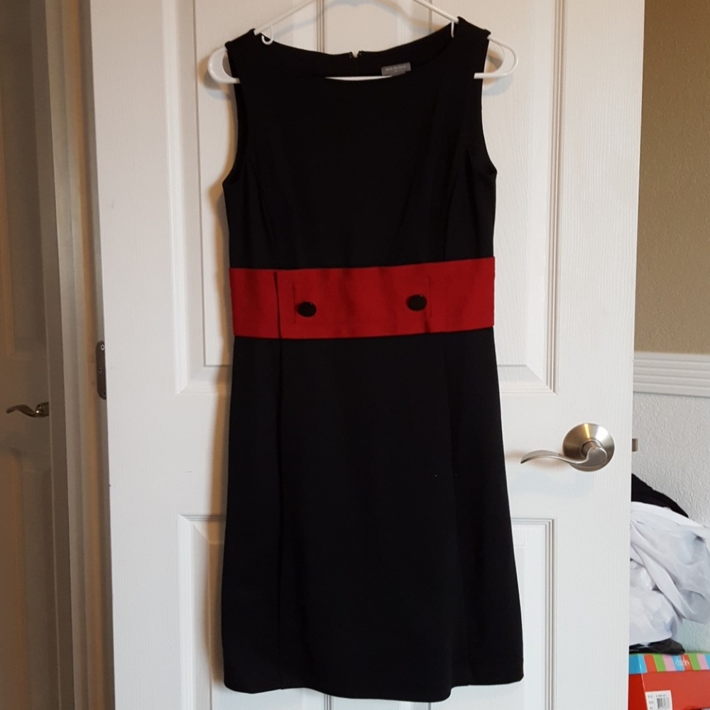 Black and red Ann Taylor dress