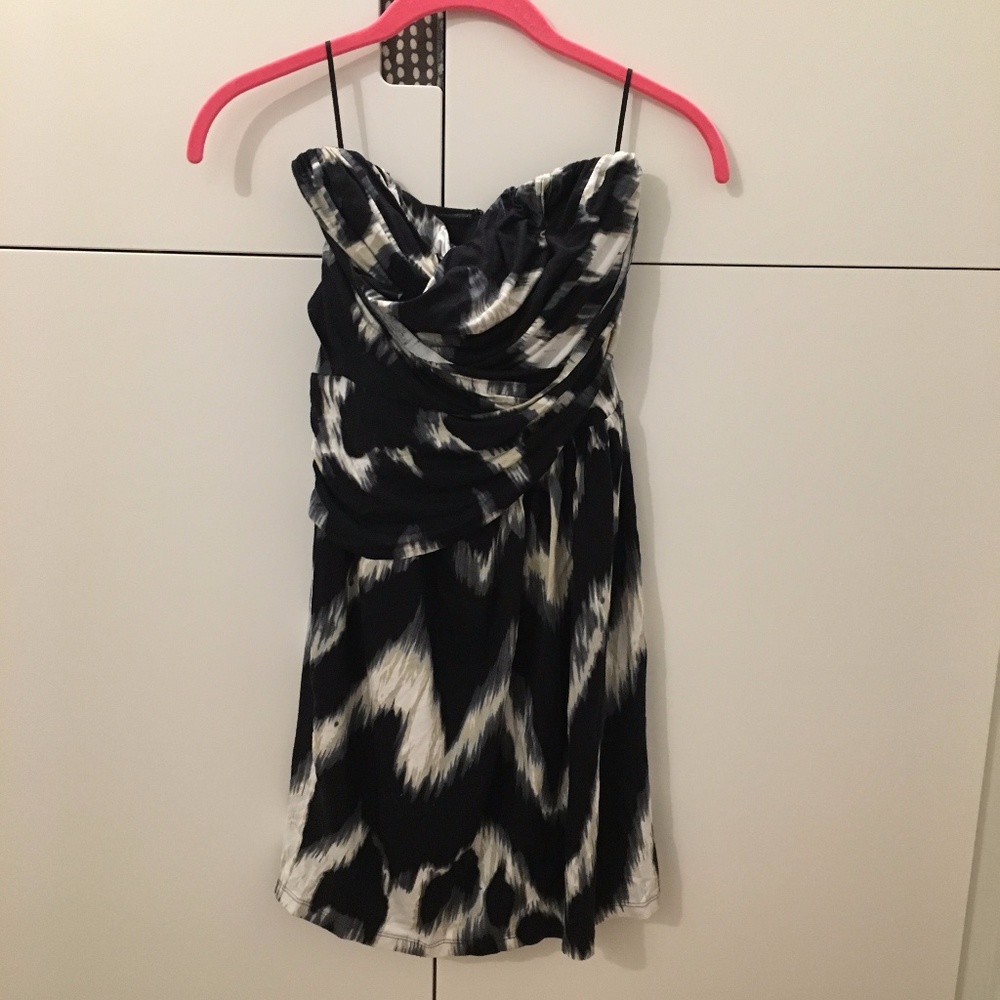 NWT Express Black Strapless Dress Size Small