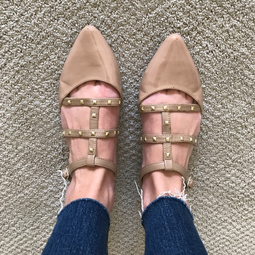 Sole Society Nude Flats