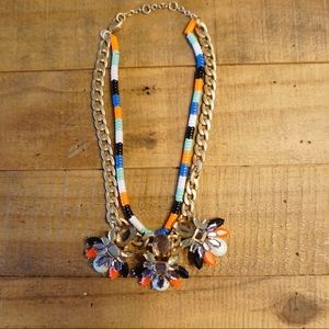 J. Crew Double Strand Statement Necklace