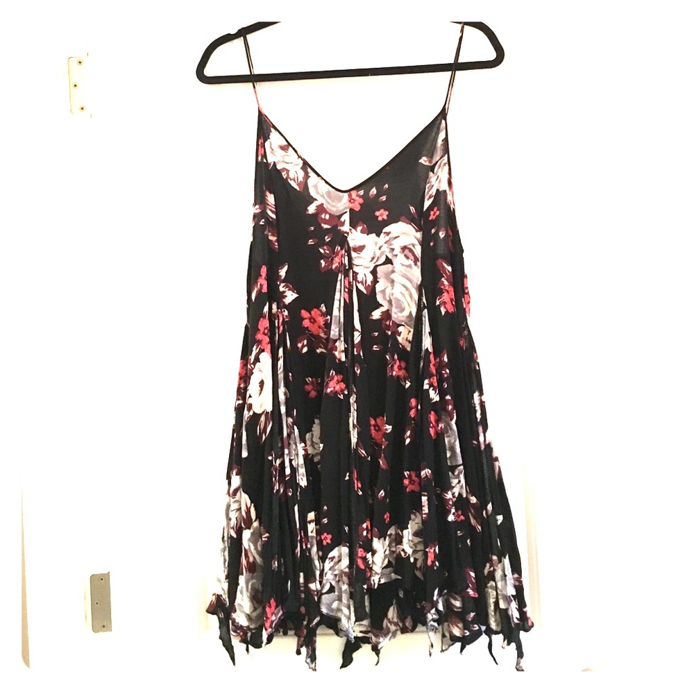 Fun Boho Free People floral mini dress or tunic
