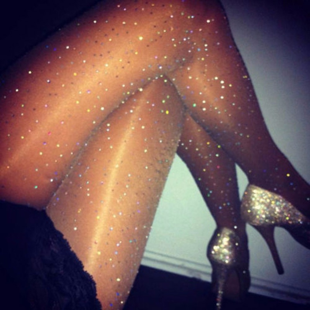 Nude Rhinestone Tights NWT