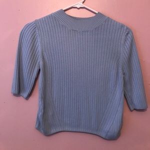 Baby blue TOPSHOP knit shirt