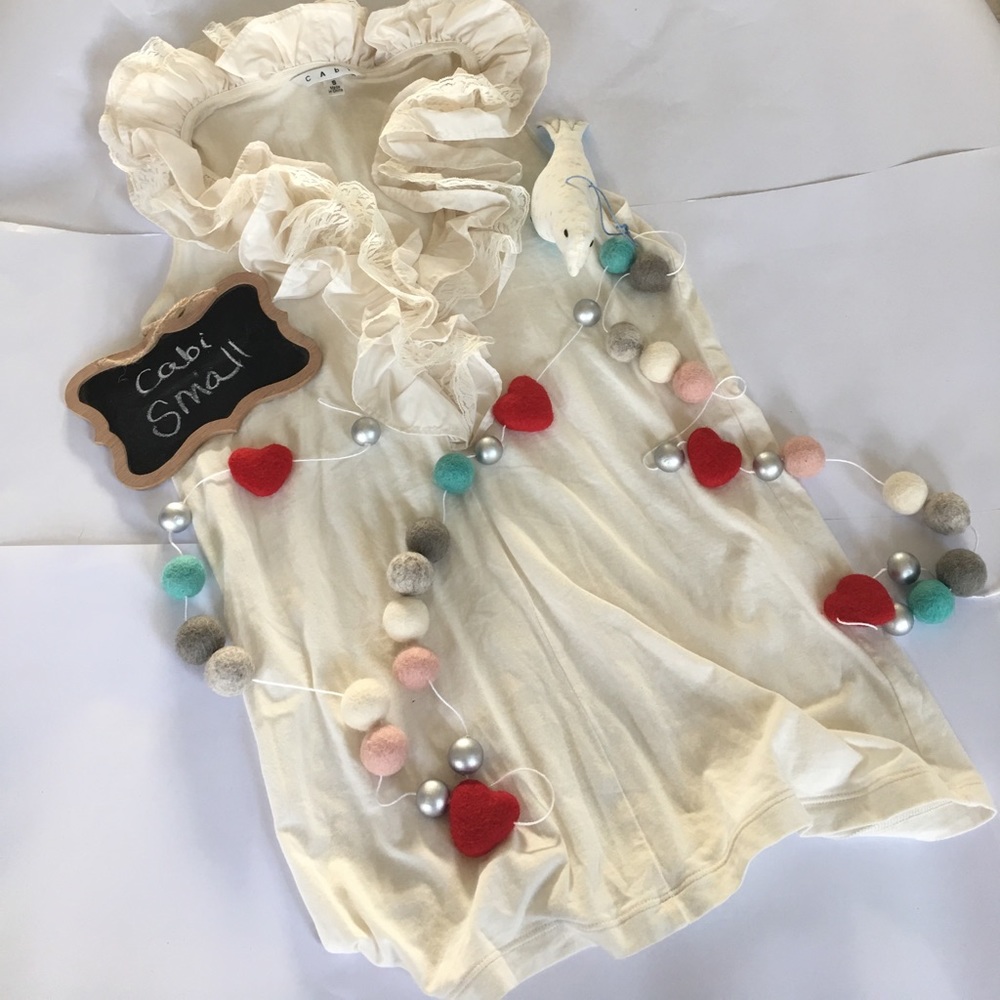 Cabi tank with lace