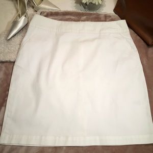 CHADWICKS of Boston White Cotton Skirt Sz 12