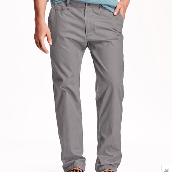 old navy straight khakis