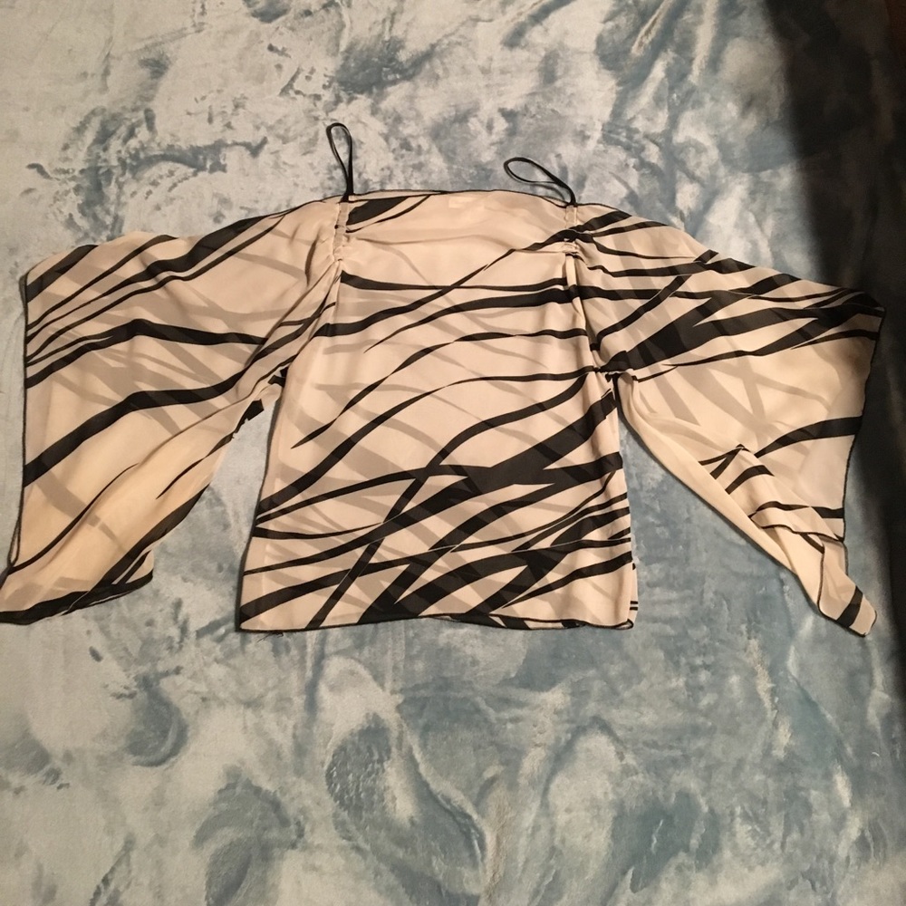 Off the shoulder halter