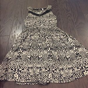 Black and white dress