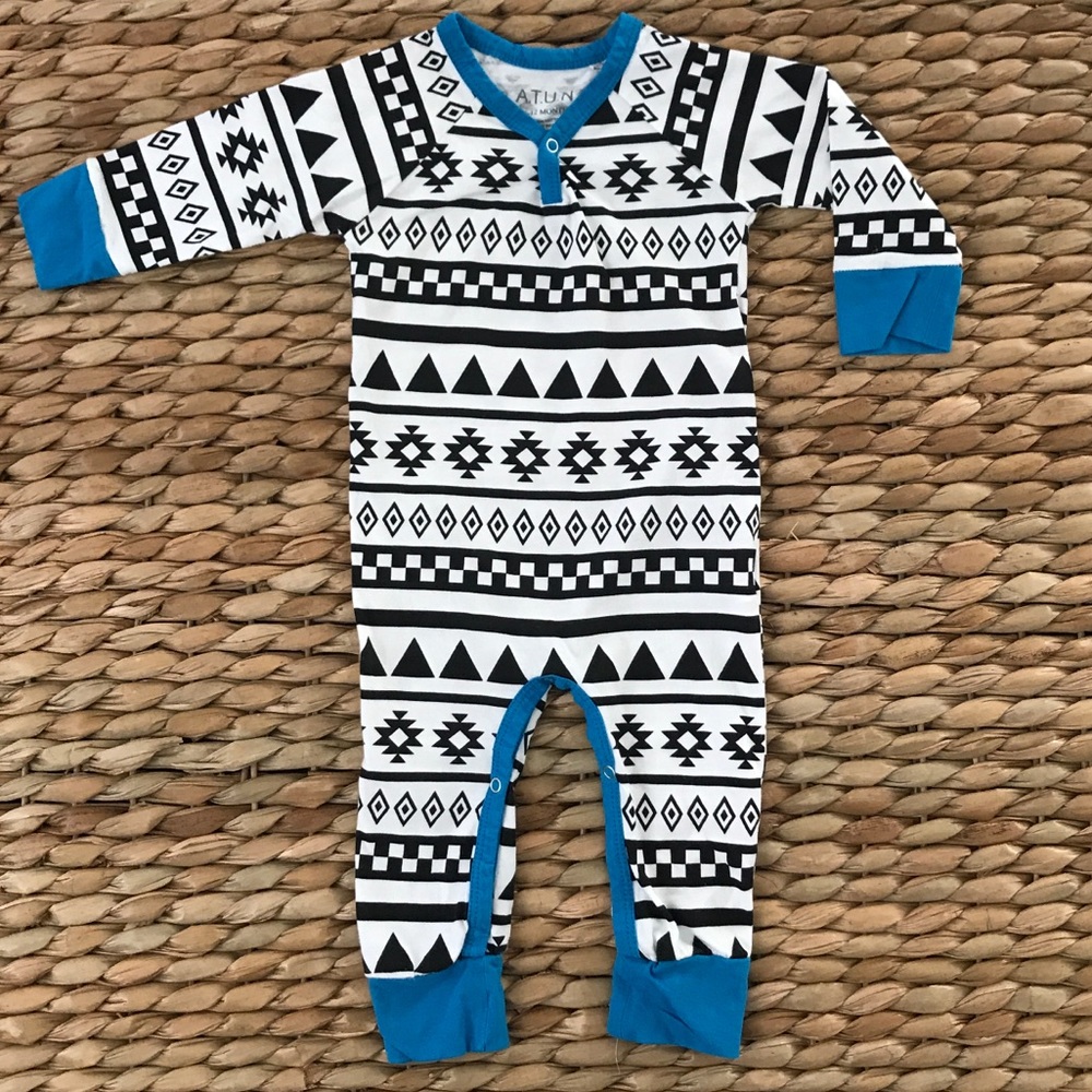 A.T.U.N Aztec Print Romper