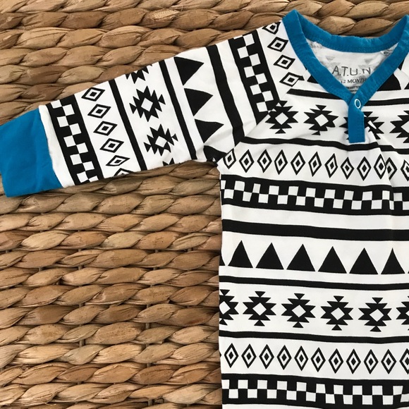 A.T.U.N Aztec Print Romper - Picture 4 of 6