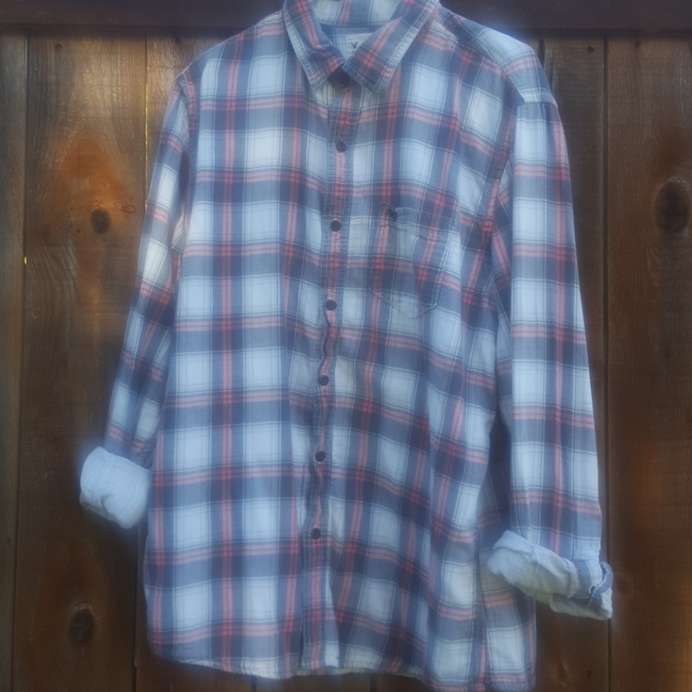 *donated*Flannel button up