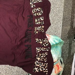 PINK pull over hoodie