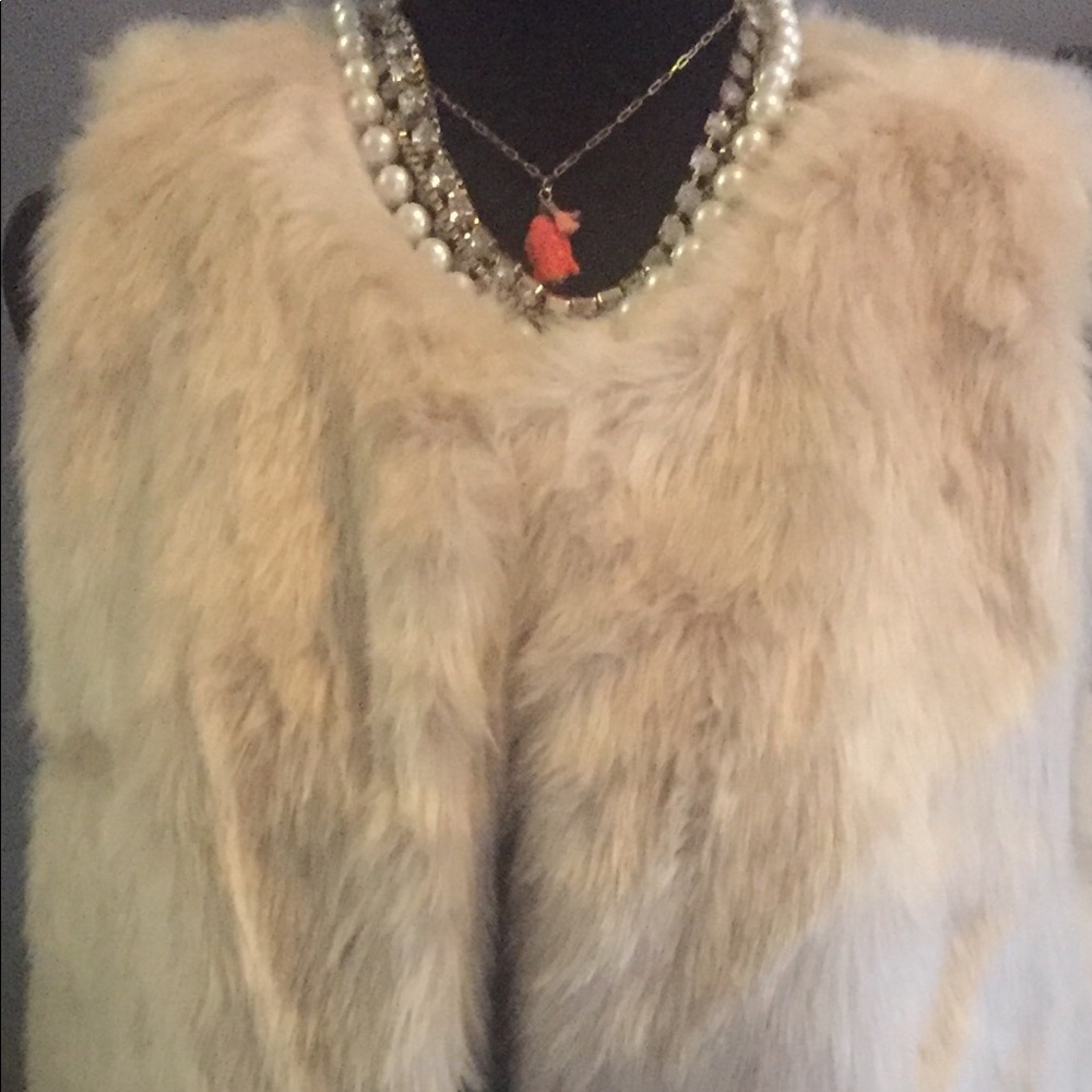 Faux fur duster