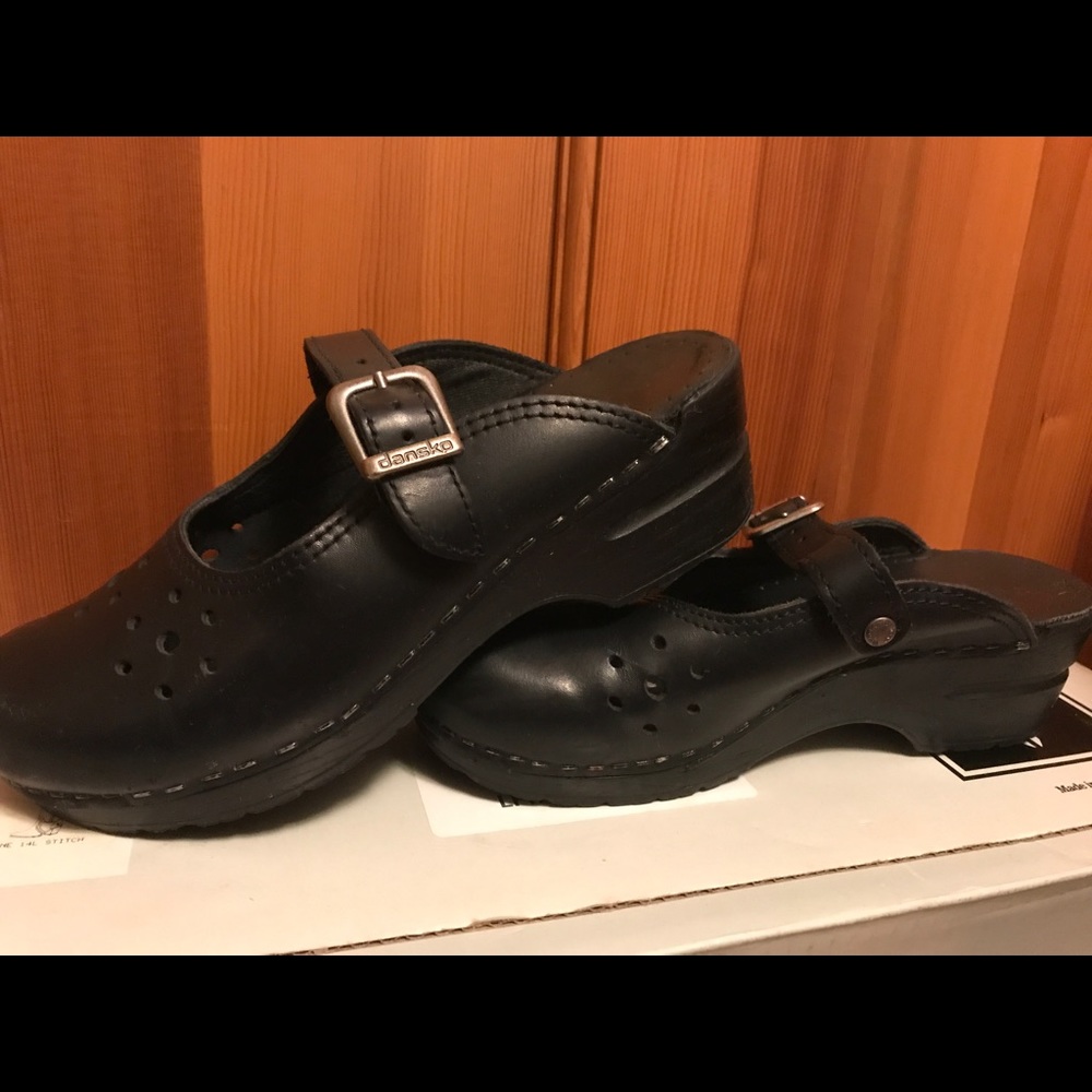Dansko slip on clogs