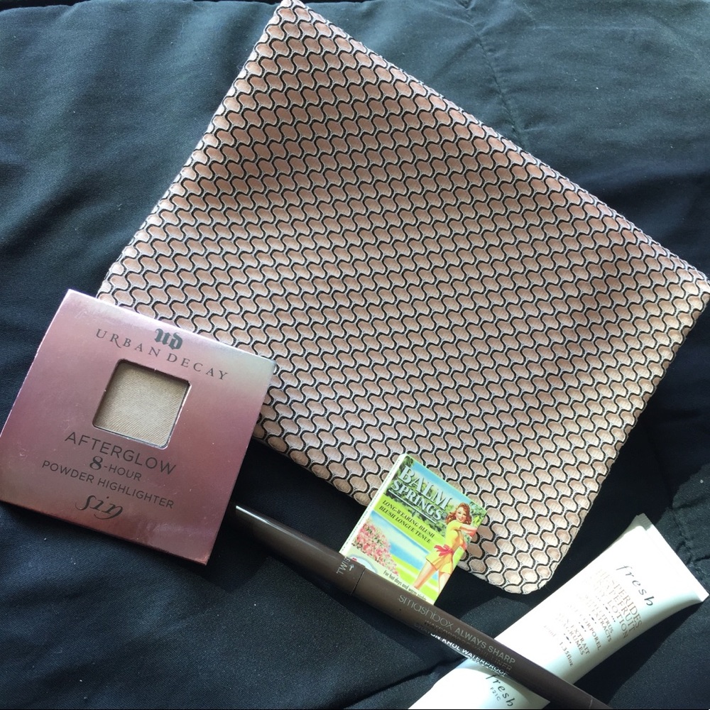 Makeup Bag and Products