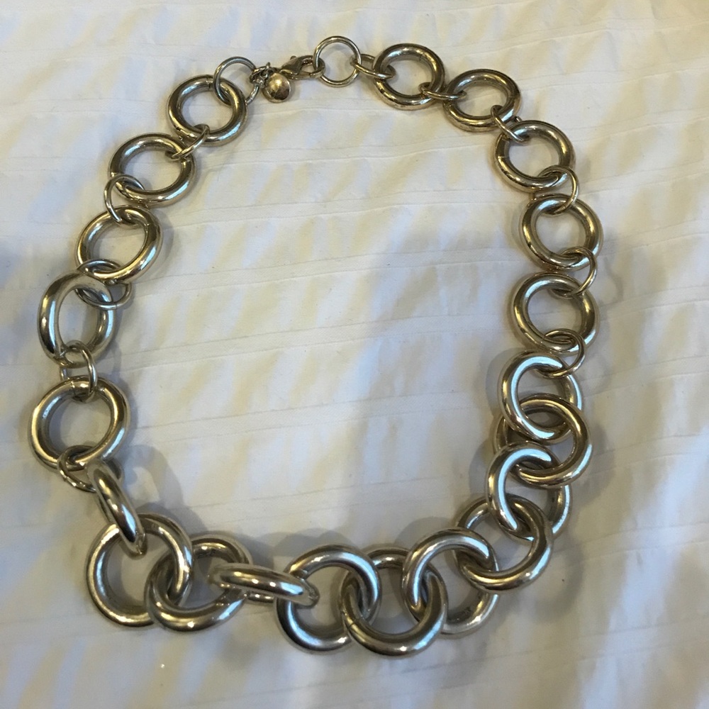 JCrew gold link necklace