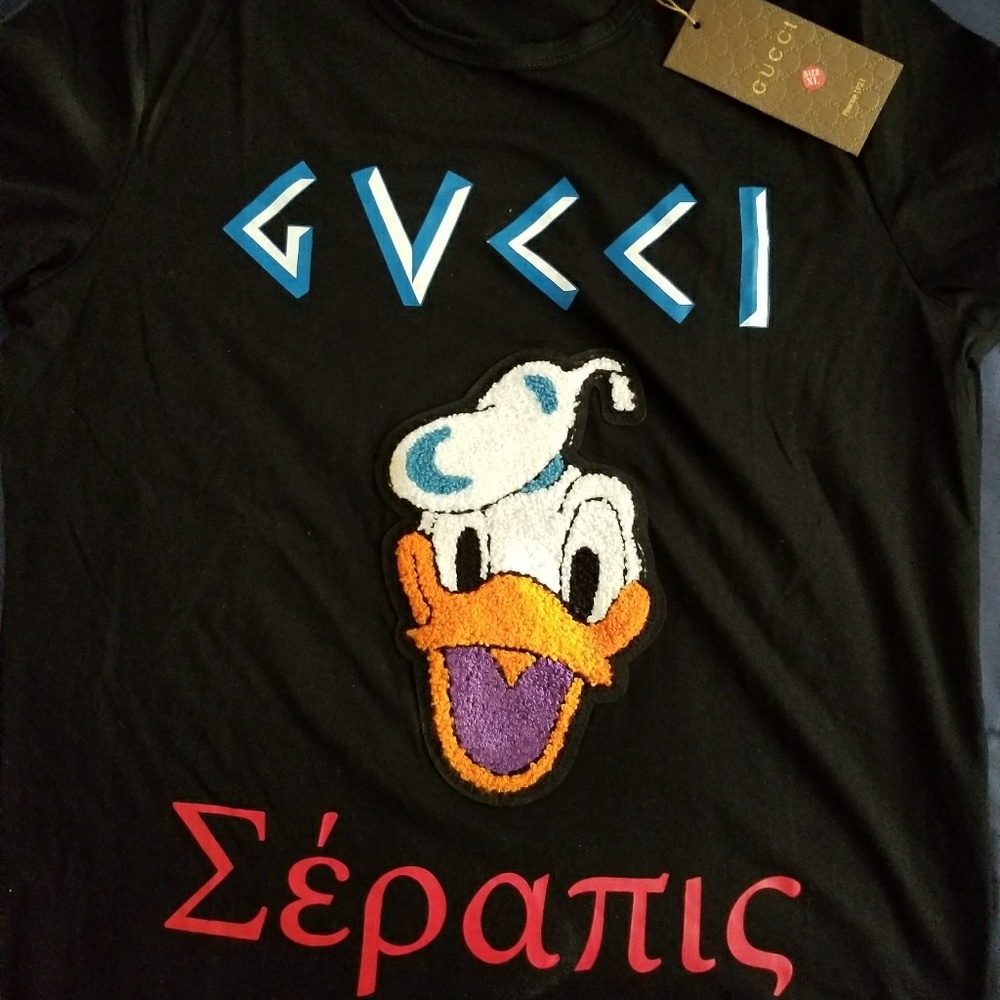 Donald duck Gucci shirt