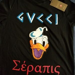 Donald duck Gucci shirt