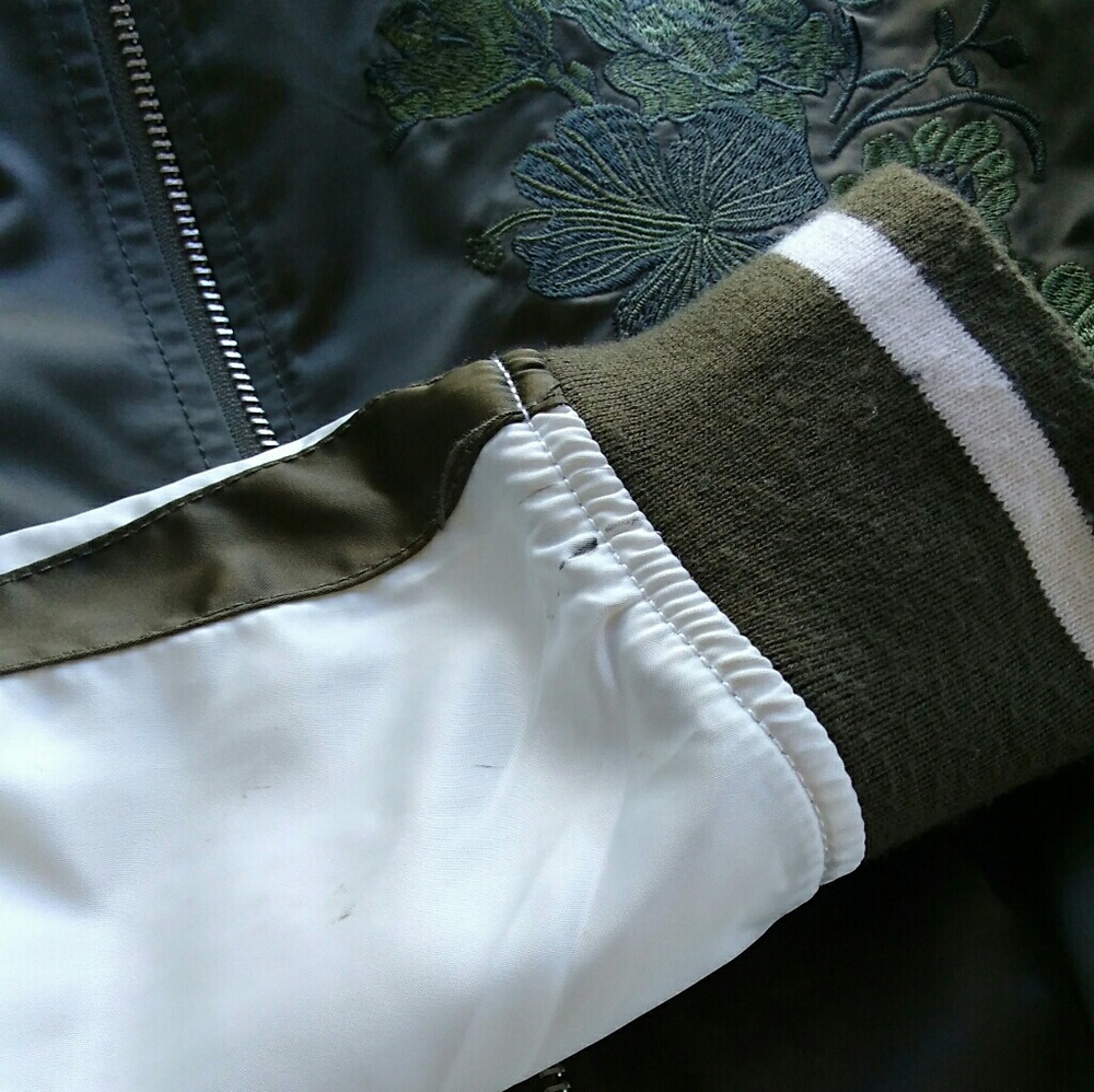 Embroidered Bomber Jacket - Picture 8 of 8
