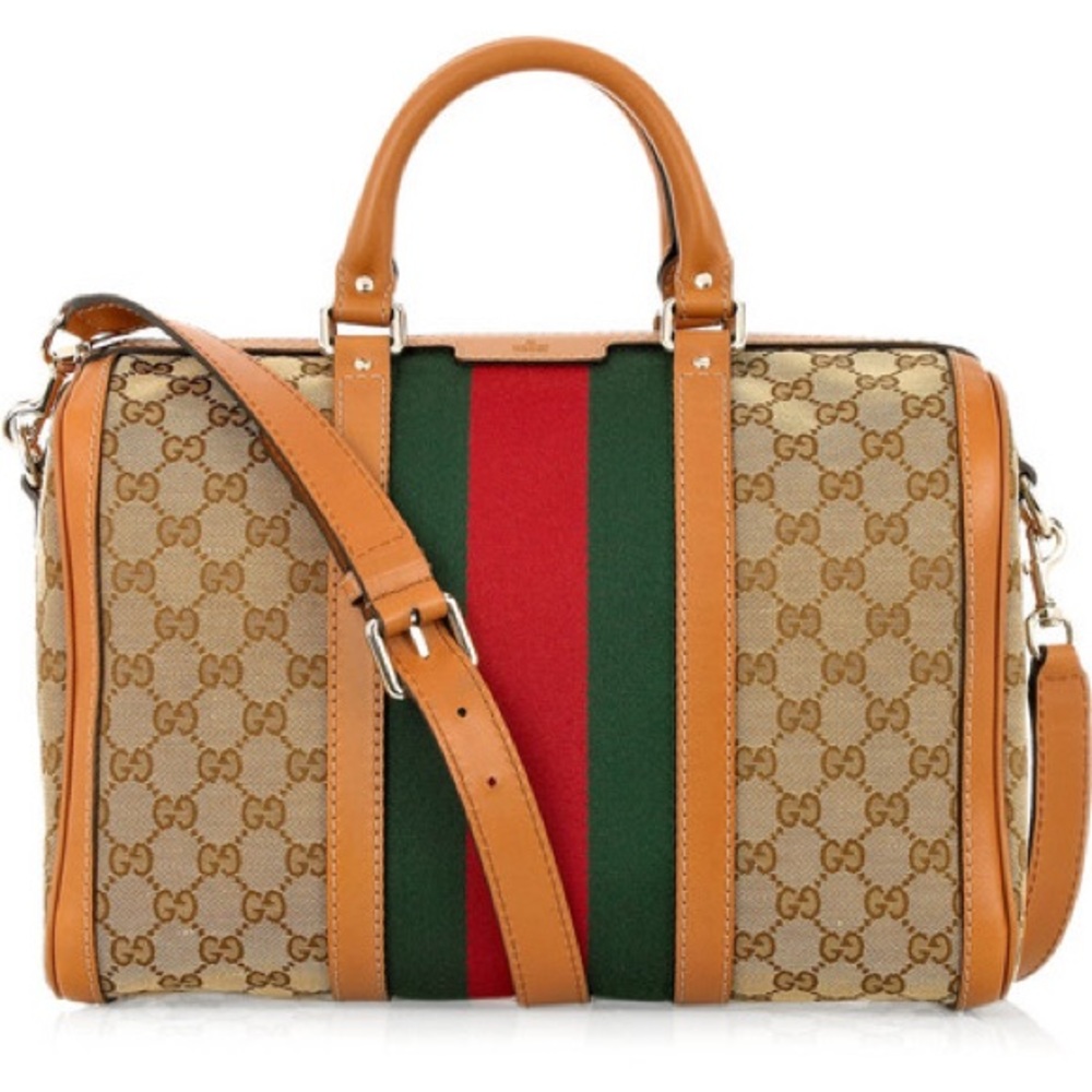 Womens Gucci Vintage Web Original GG Canvas