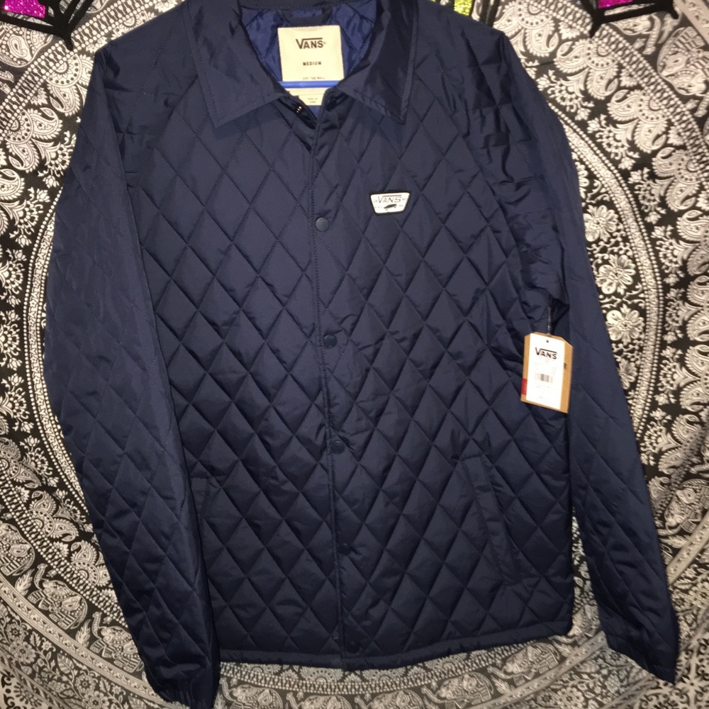 Vans Medium Torrey Quilt Blue Jacket