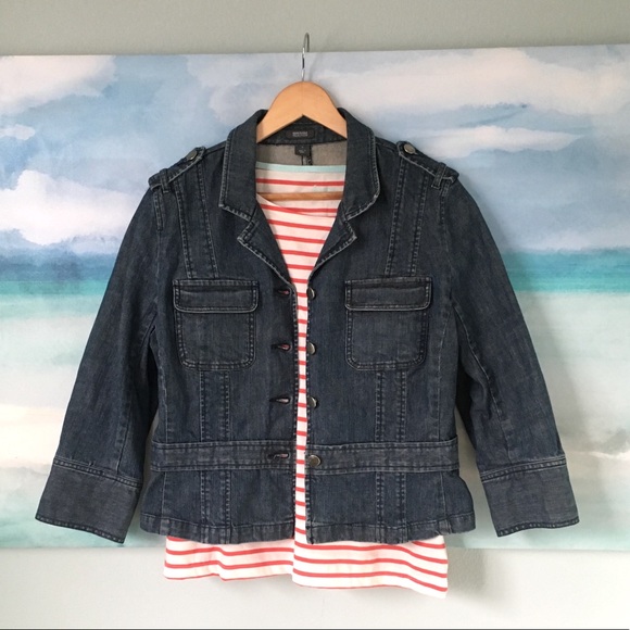 Kenneth Cole Jackets & Blazers - Kenneth Cole Denim Jacket Crop