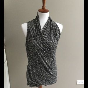 Ann Taylor wrap shell top